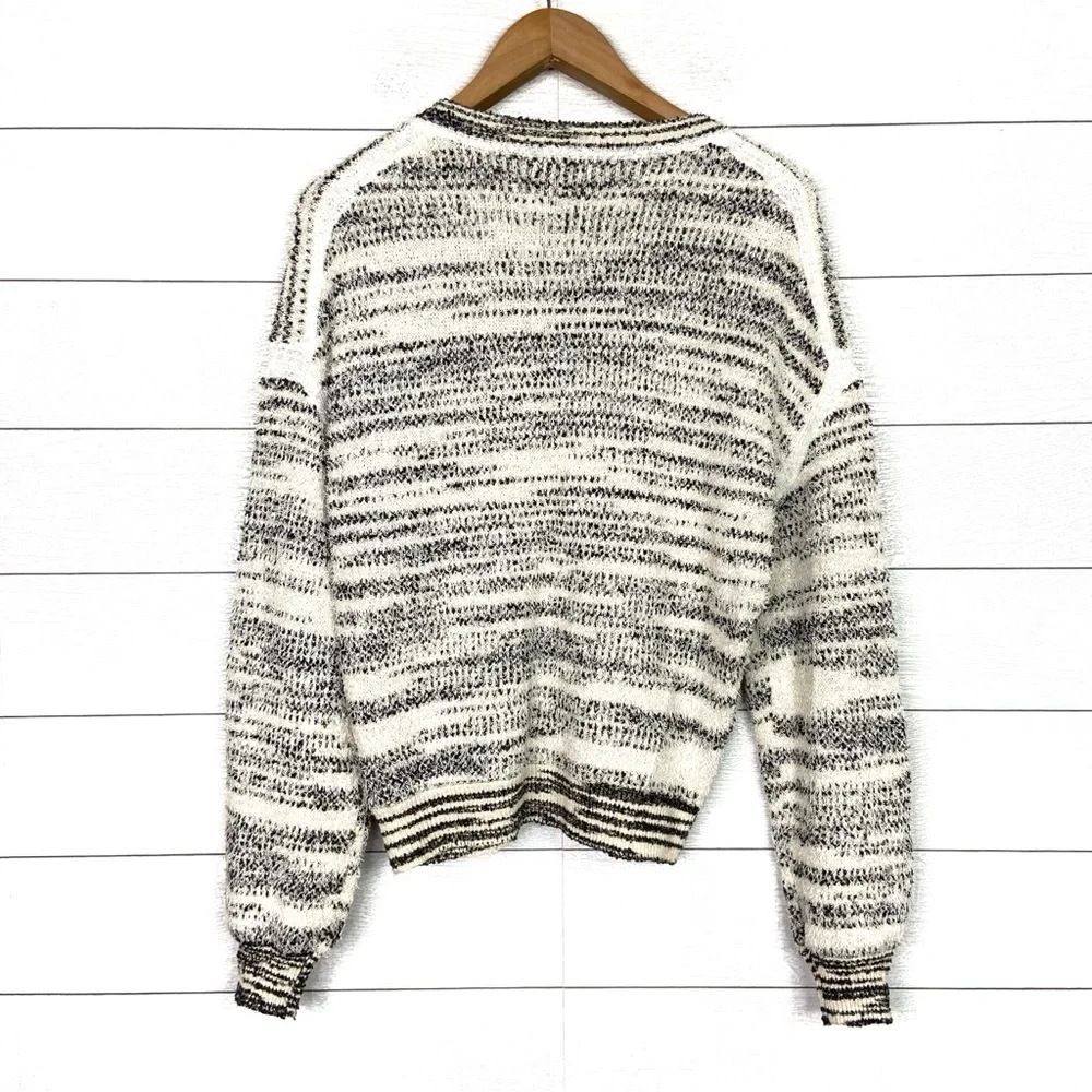 JCrew Space Dyed Textured Cardigan Sweater Medium